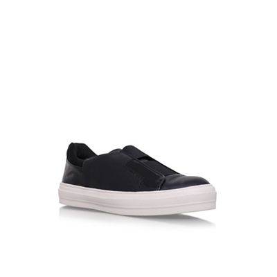 Black 'Obasi3' flat slip on sneakers